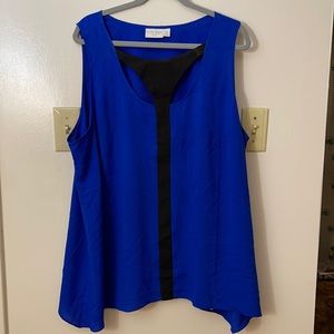 Royal blue tank top tunic